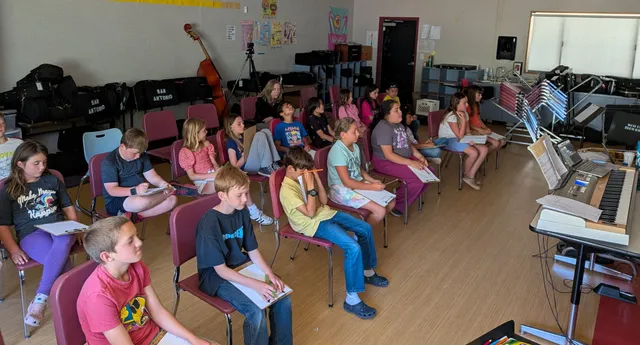 Student music lesson, photo 5